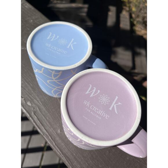 WK Creative For All True Set of 2 Mugs Purple and Blue - Picture 5 of 5